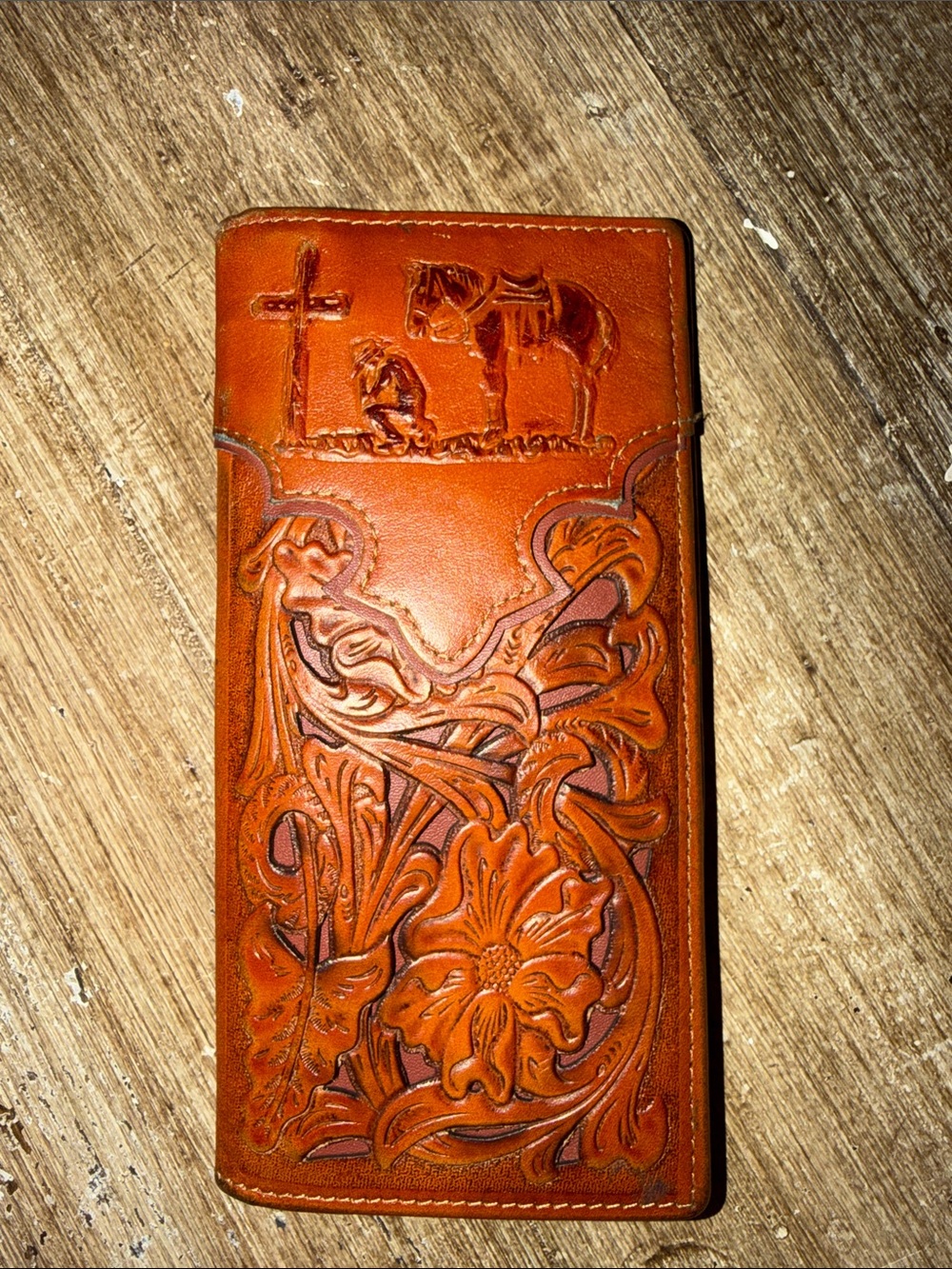 Men’s long Leather wallet
